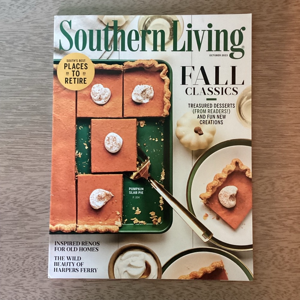 Southern Living Magazine October 2023 Issue - Picture 1 of 4